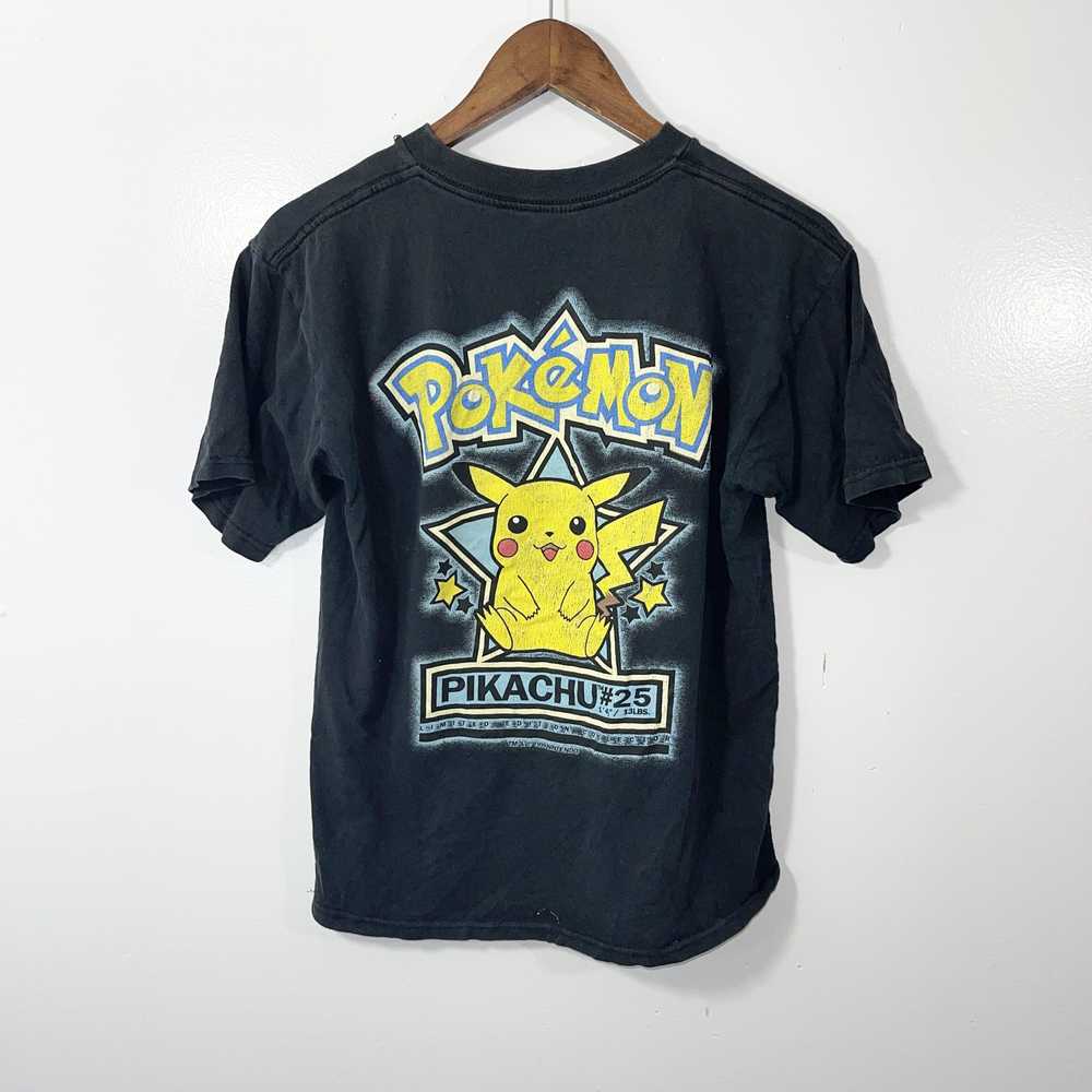 VINTAGE Pokemon T-Shirt 1999 Youth Large Pikachu - image 5