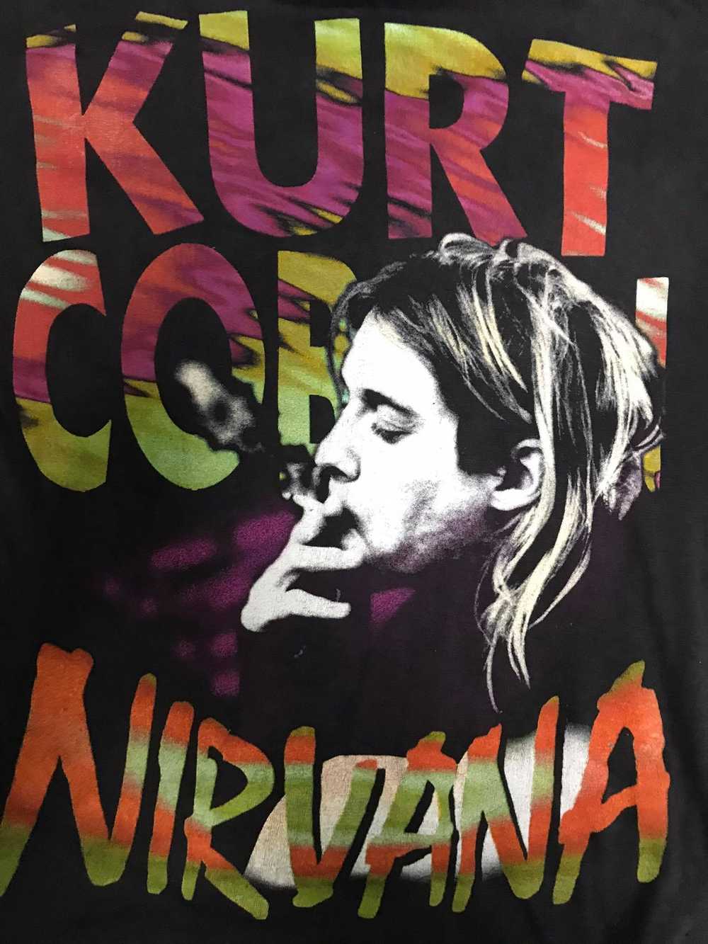 Vintage Nirvana Kurt Cobain bootleg 90s t shirt - image 5