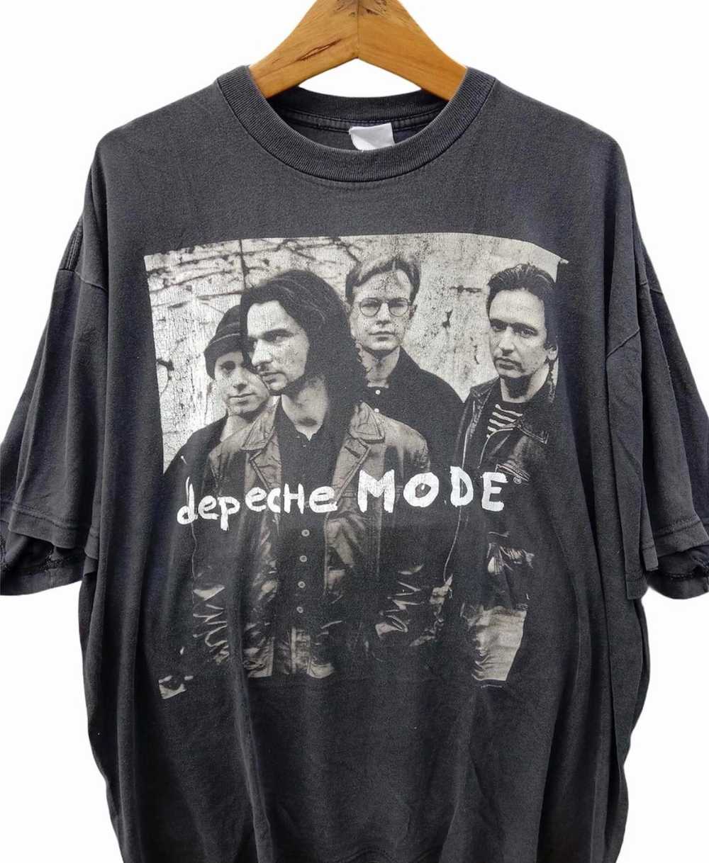 90s Vintage 1993 Depeche Mode Devotion T Shirt Te… - image 1