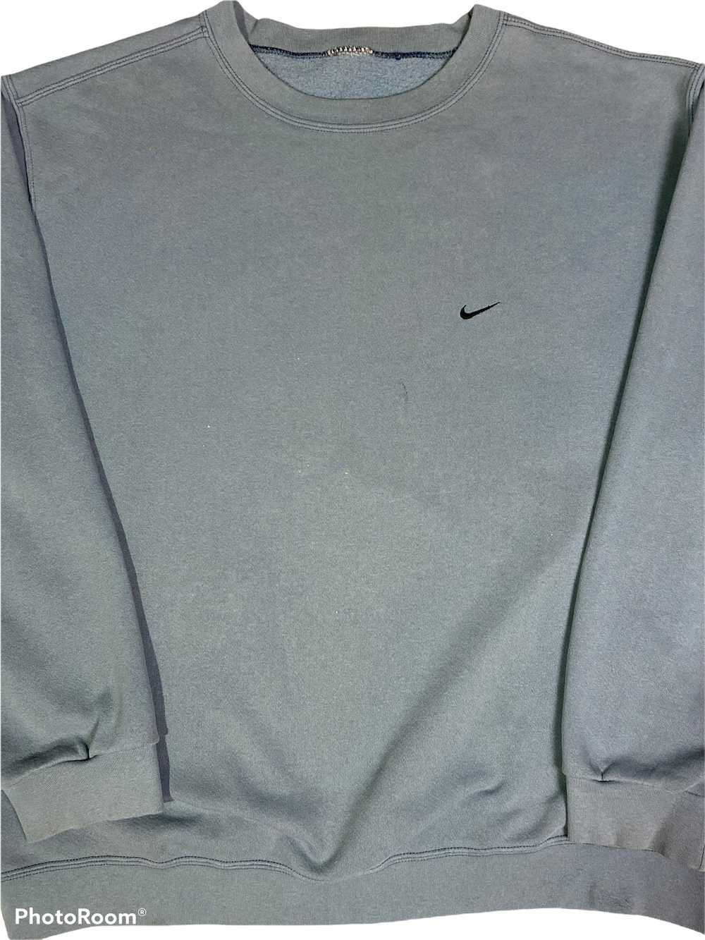 Vintage 90s Nike Baby Blue XL Sweatshirt - image 4