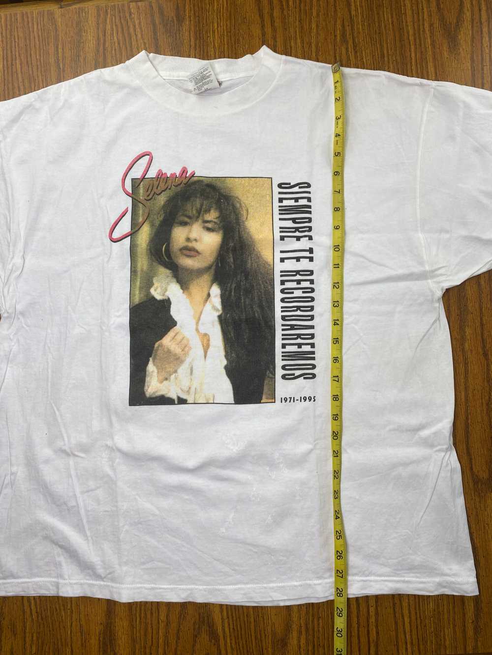 Vintage Selena 1995 tee size XL white - image 7