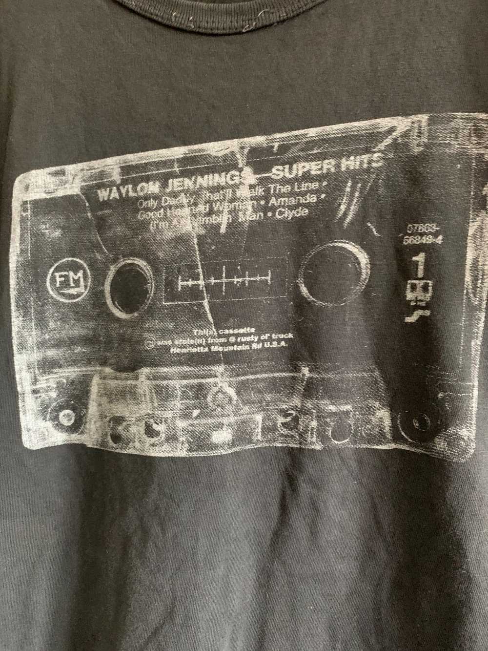 Waylon Jennings Super Hits tee - image 2