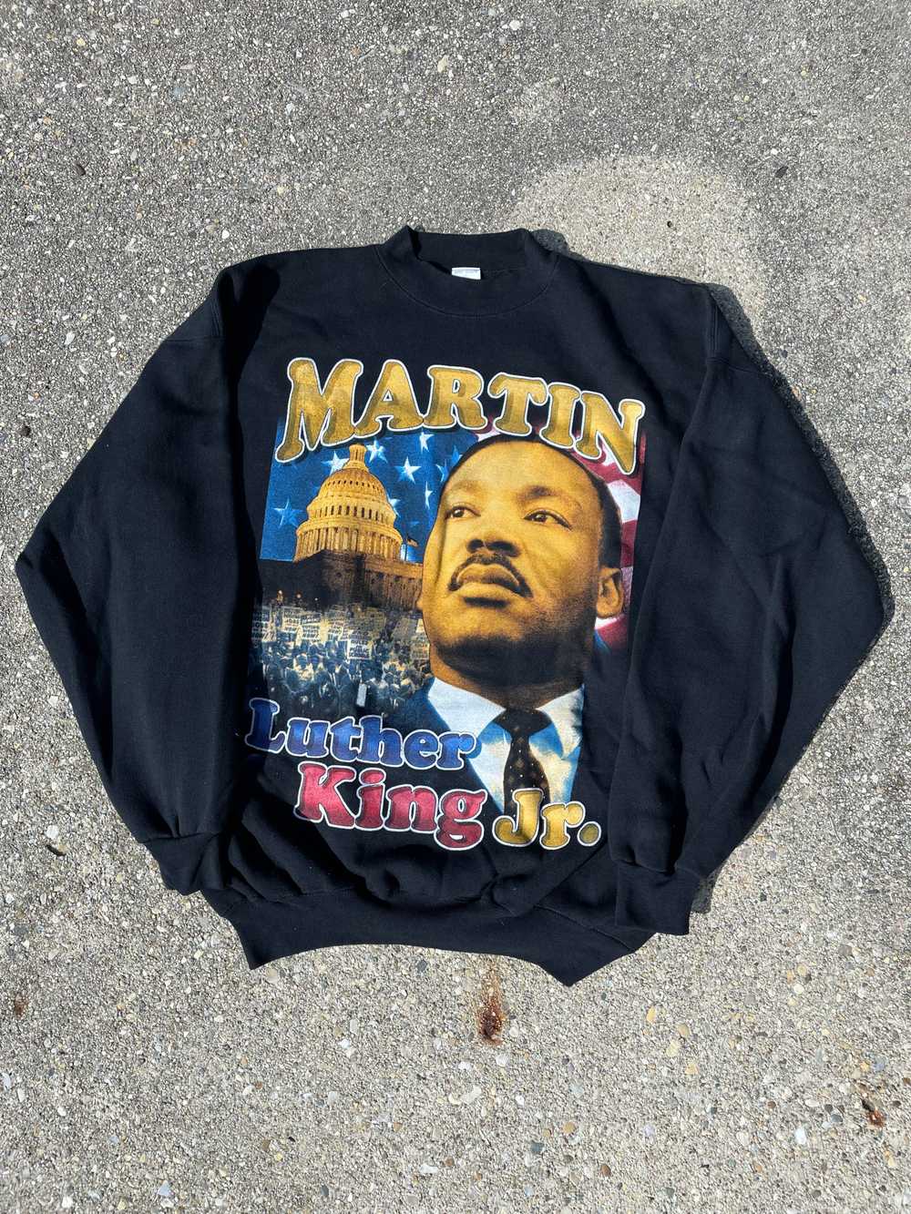 Vintage Martin Luther King Jr. rap sweatshirt XL - image 2
