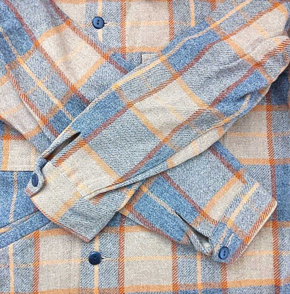 Vintage Pendleton Virgin Wool Thick Flannel Shirt… - image 6