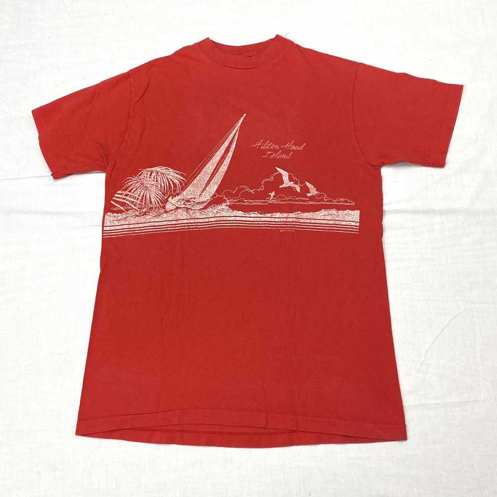 1980s Hilton Head Island souvenir t-shirt wraparo… - image 1