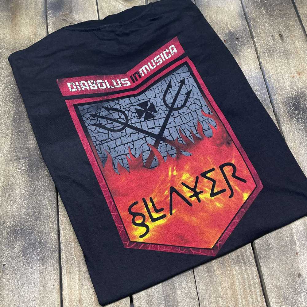 XL SLAYER 90s 1998 deadstock t shirt * vintage di… - image 2