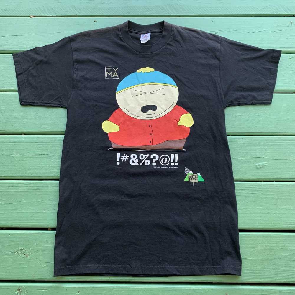 Vintage South Park Cartman Black Tee Shirt - image 1