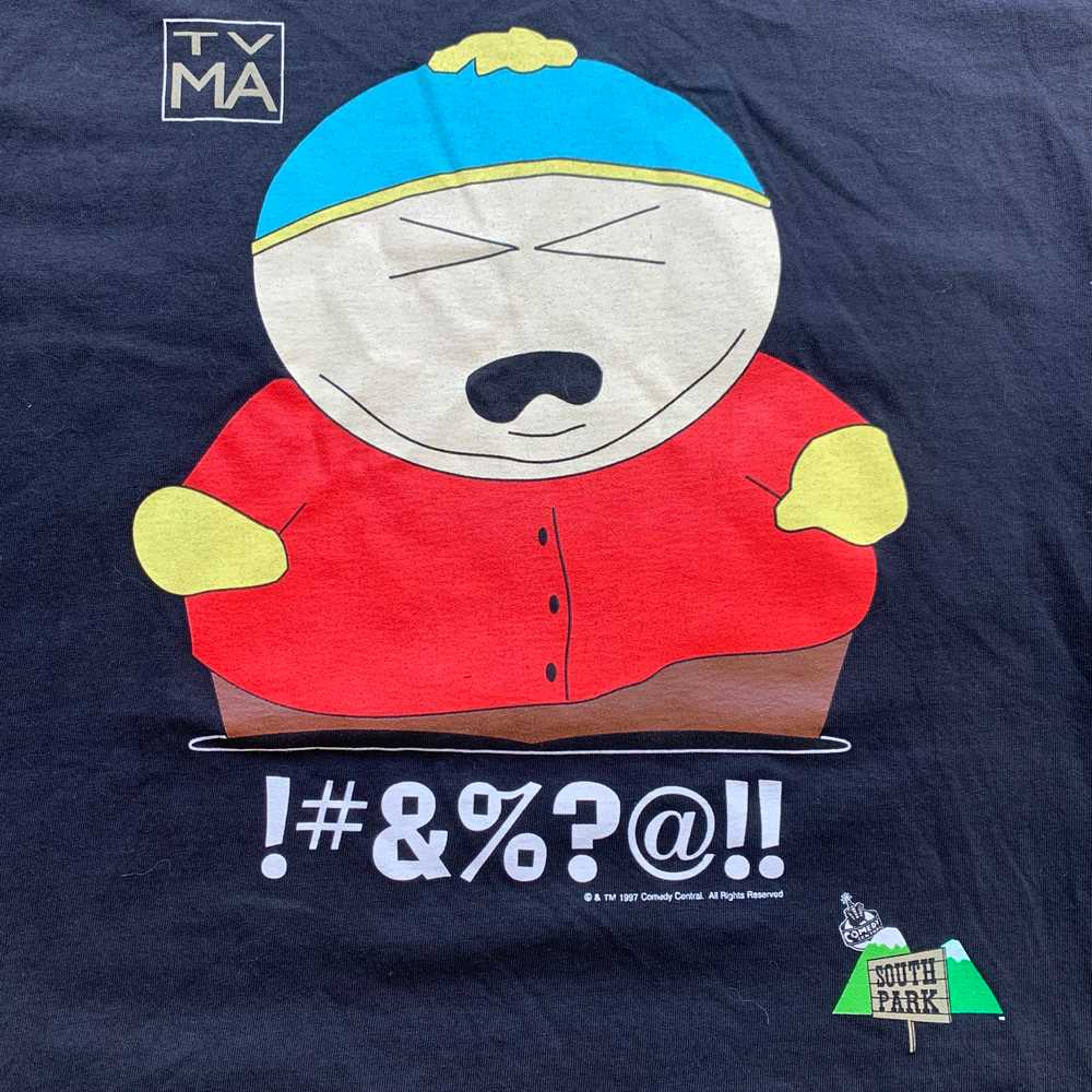 Vintage South Park Cartman Black Tee Shirt - image 2