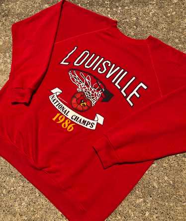 Vintage University Louisville Sweatshirt Louisville Crewneck 