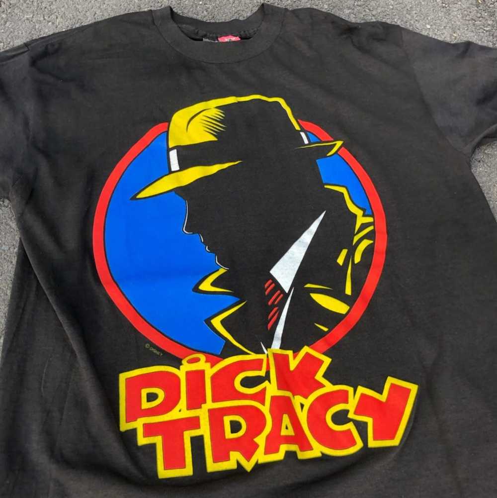 Vintage Disney Dick Tracy Movie T Shirt - image 1