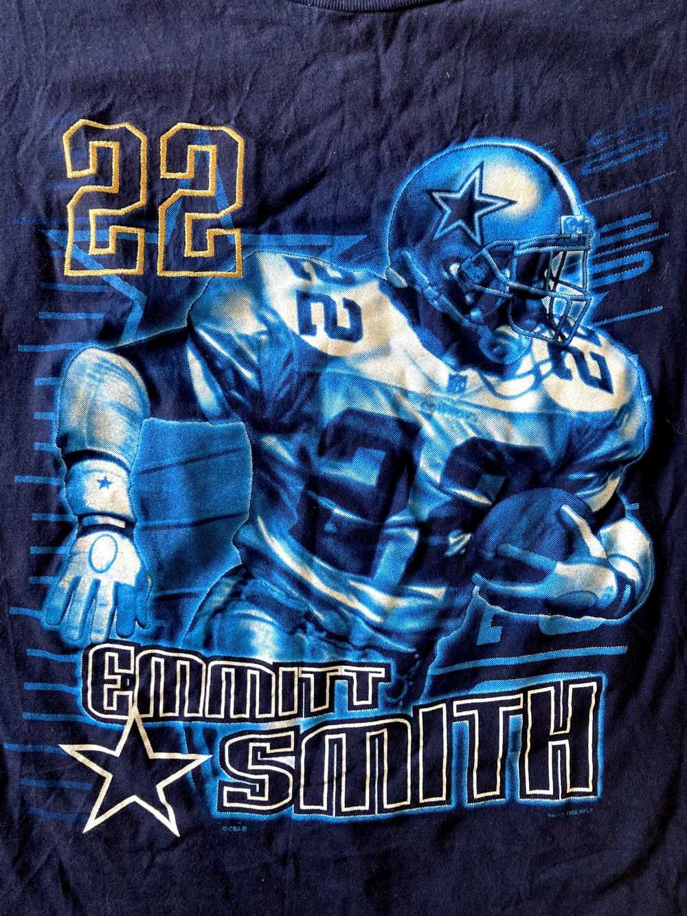 Emmitt Smith Dallas Cowboys 1998 T-Shirt XL - image 2
