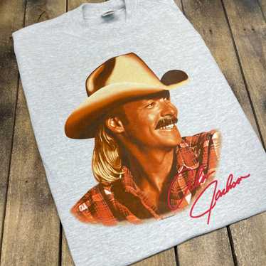 L * Alan Jackson country music t shirt * vintage … - image 1