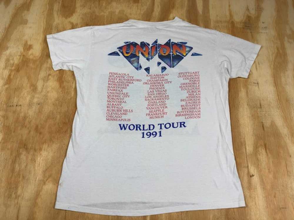 Vintage 1991 Yes Union Tour Brockum Spring Ford S… - image 2