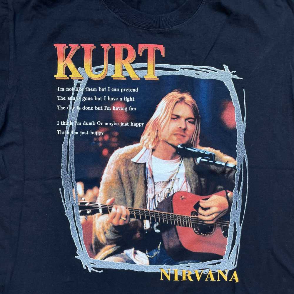 Vintage 2000s Kurt Cobain Nirvana T-shirt - image 3