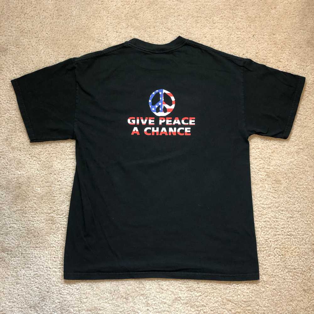 John Lennon T Shirt Give Peace a Chance 2004 Yoko… - image 2