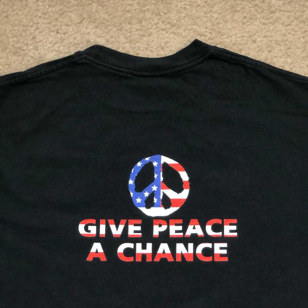 John Lennon T Shirt Give Peace a Chance 2004 Yoko… - image 3