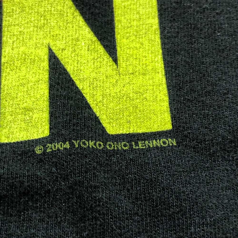 John Lennon T Shirt Give Peace a Chance 2004 Yoko… - image 5