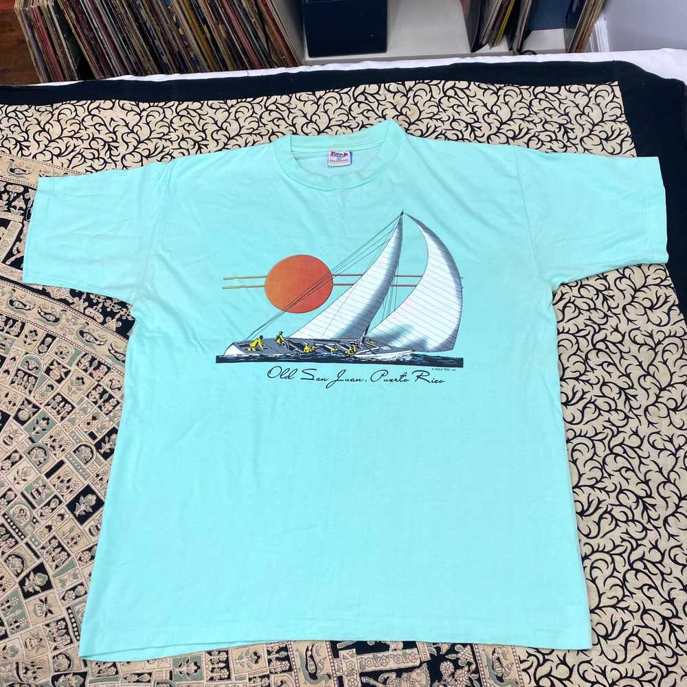 1980s San Juan Puerto Rico t-shirt dated 1986 sun… - image 1