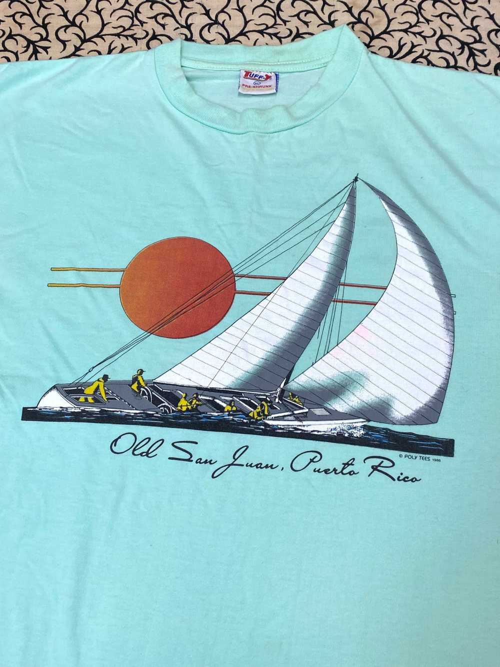 1980s San Juan Puerto Rico t-shirt dated 1986 sun… - image 3