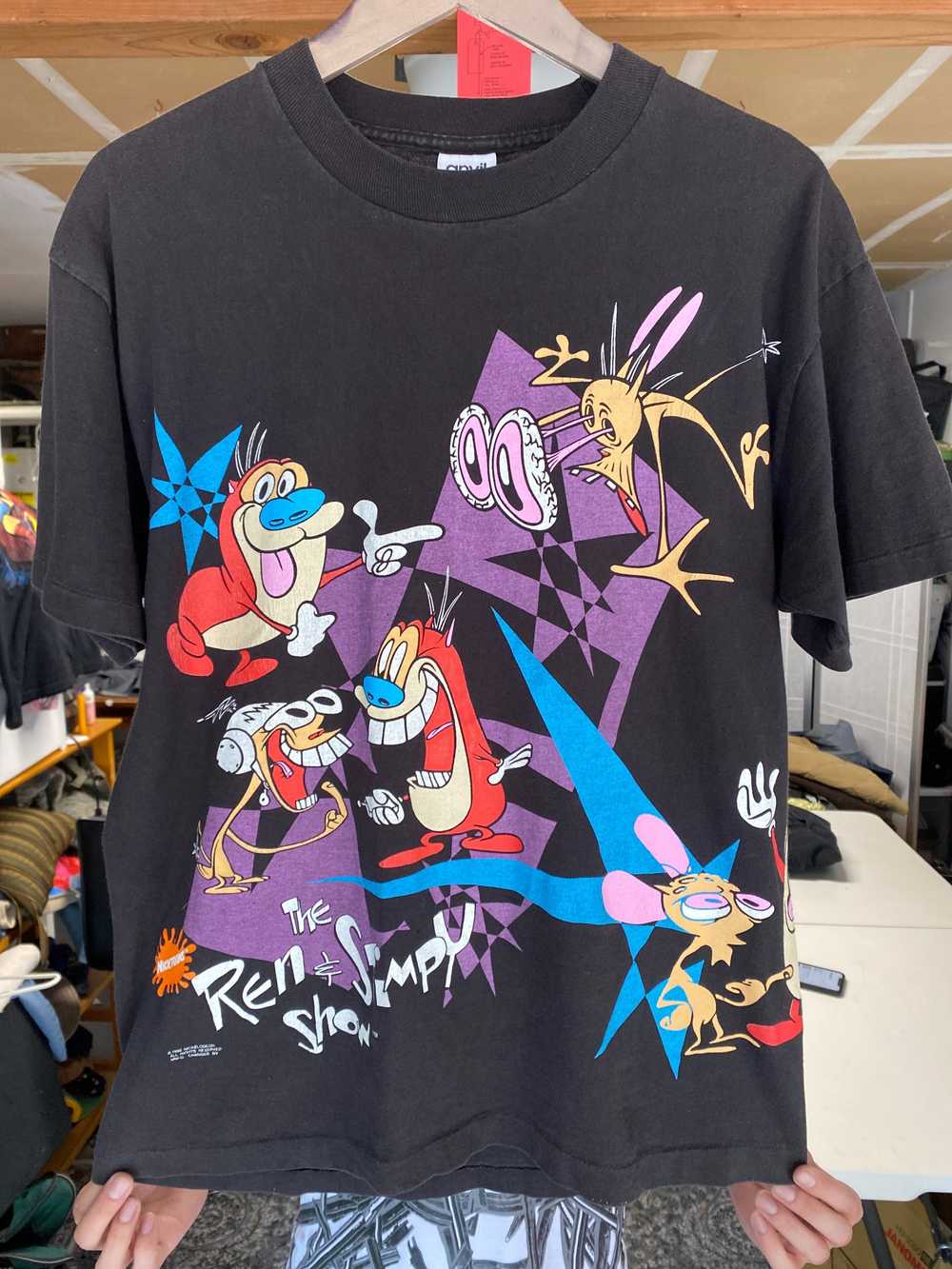 1992 Ren and Stimpy tee - Gem