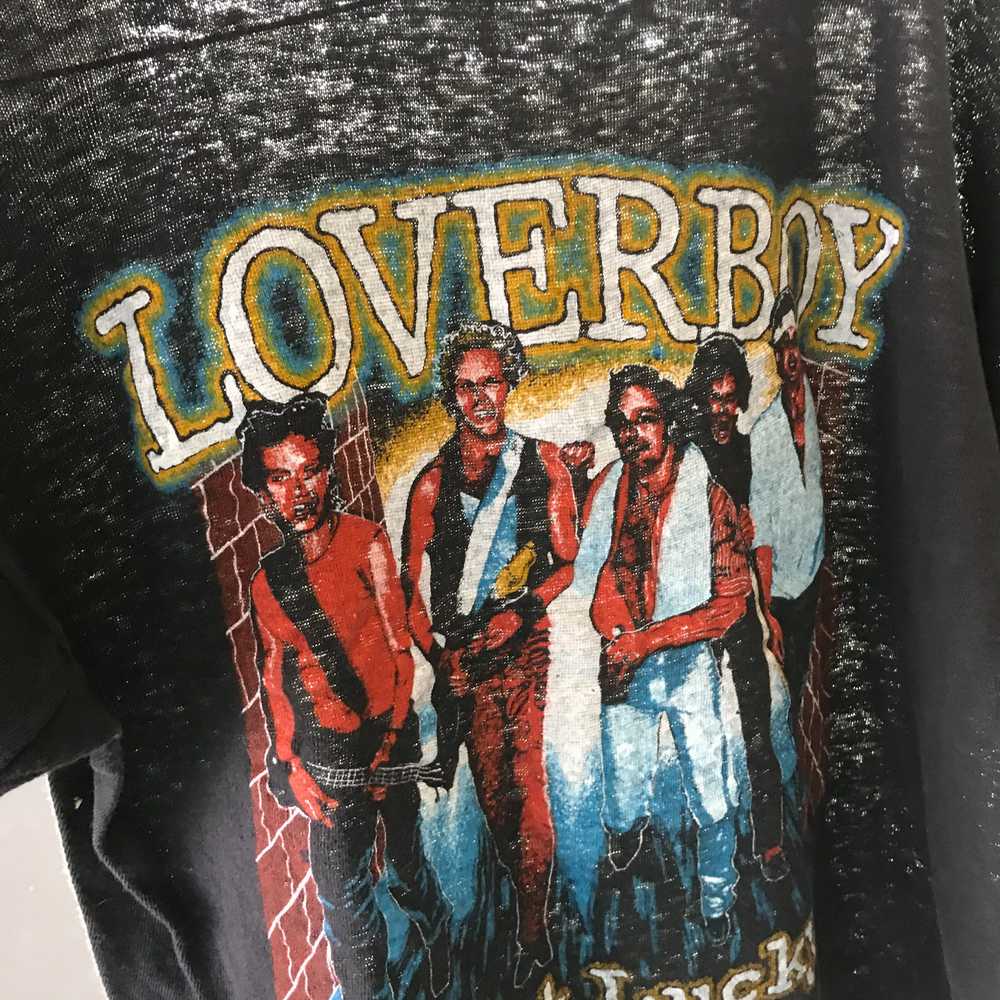 80’s Loverboy Get Lucky Tour Bootleg Tee - image 3