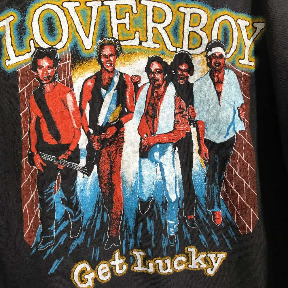 80’s Loverboy Get Lucky Tour Bootleg Tee - image 4