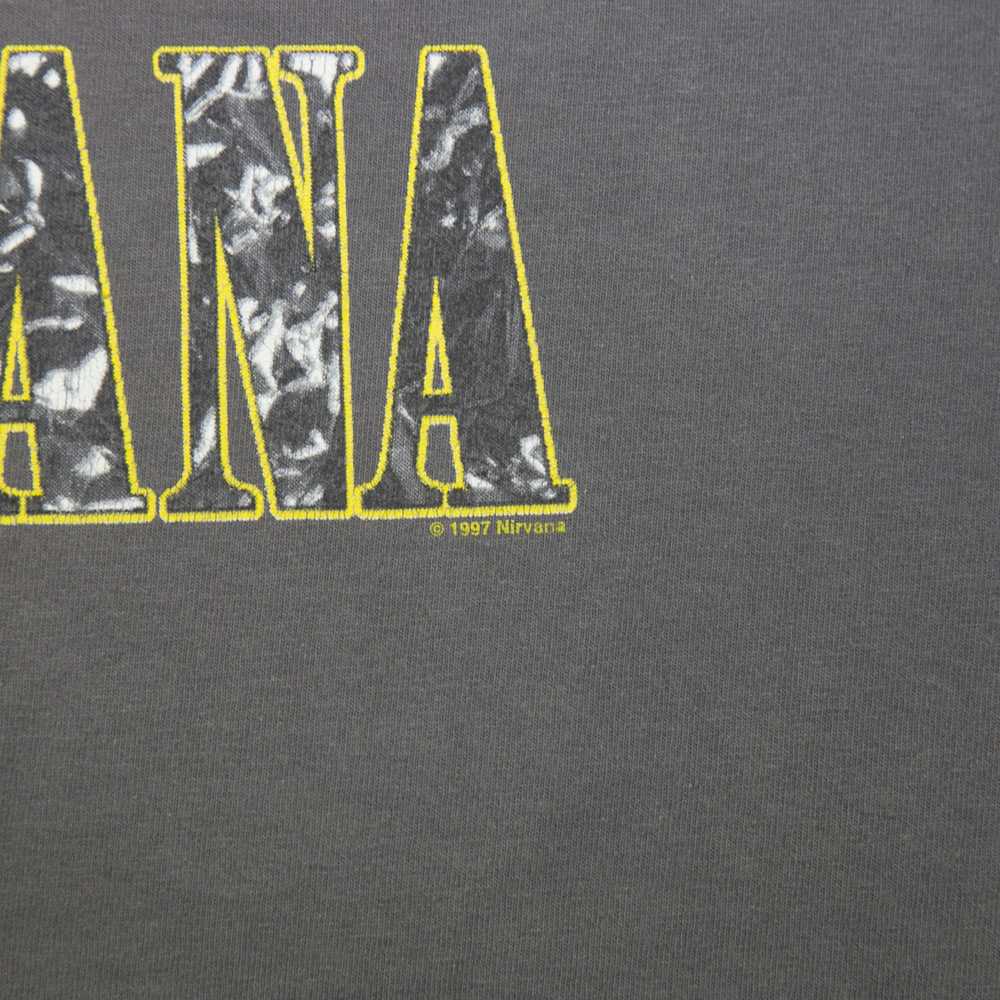 Nirvana gray smiley promo shirt - image 3