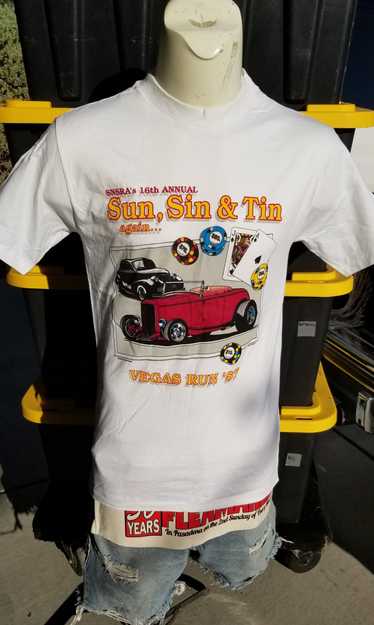 1987 Street-Rod Las Vegas Car Run vintage tee