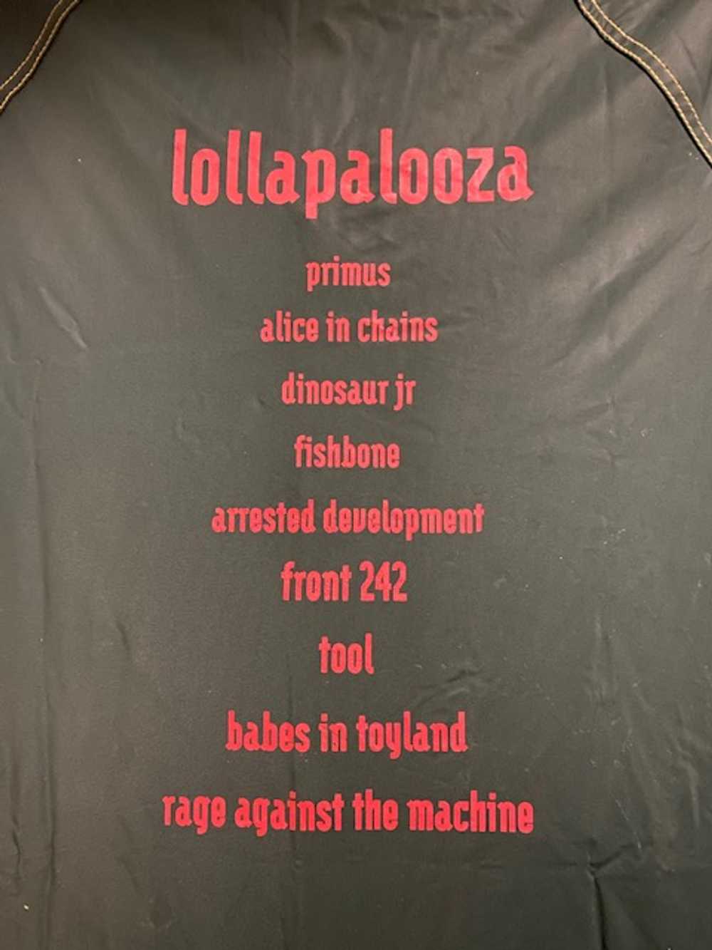 Vintage 1993 Lollapalooza Rain Coat Tool Primus A… - image 2