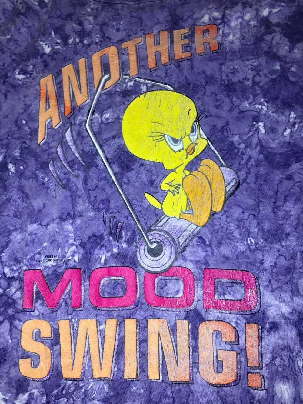 1997 Looney Tunes Tweety “ Another Mood Swing” Tee - image 2