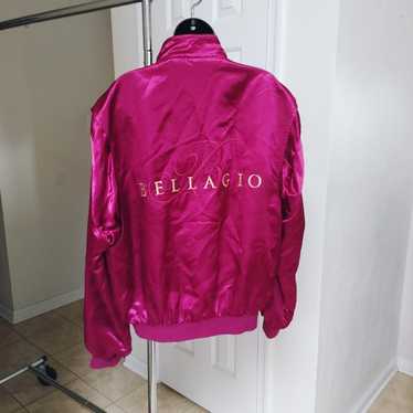 Bellagio vintage 80s/90s satin bomber jacket - image 1