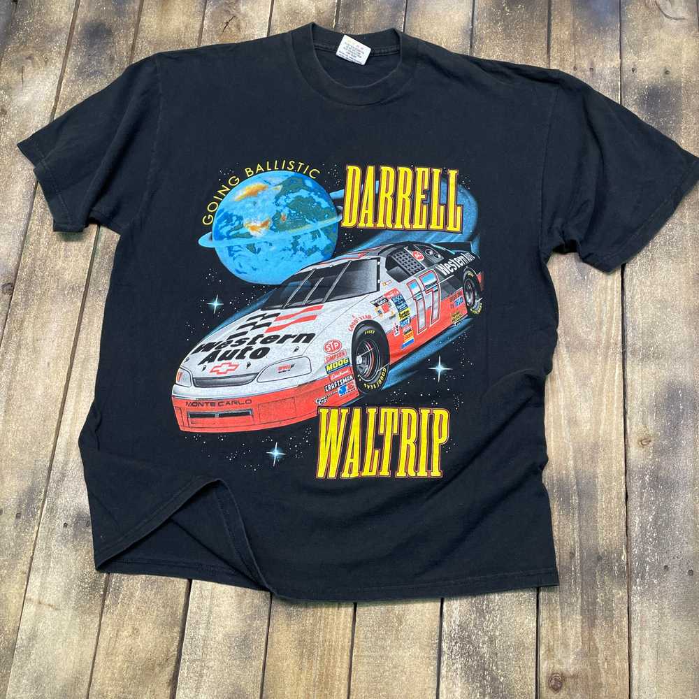 XL vintage 90s DARRELL WALTRIP nascar racing t sh… - image 2