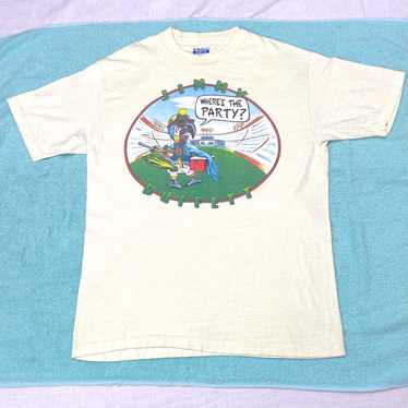 1980s Jimmy Buffet where’s the party? t-shirt date
