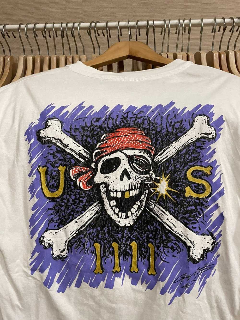 Vintage Vintage Naish skull tee - image 1