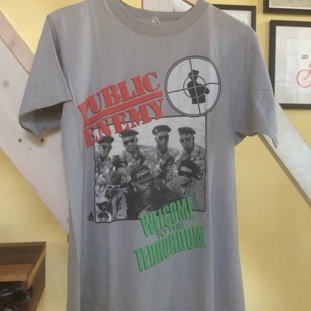 Public Enemy OG 80/90s Public Enemy tour t-shirt … - image 1