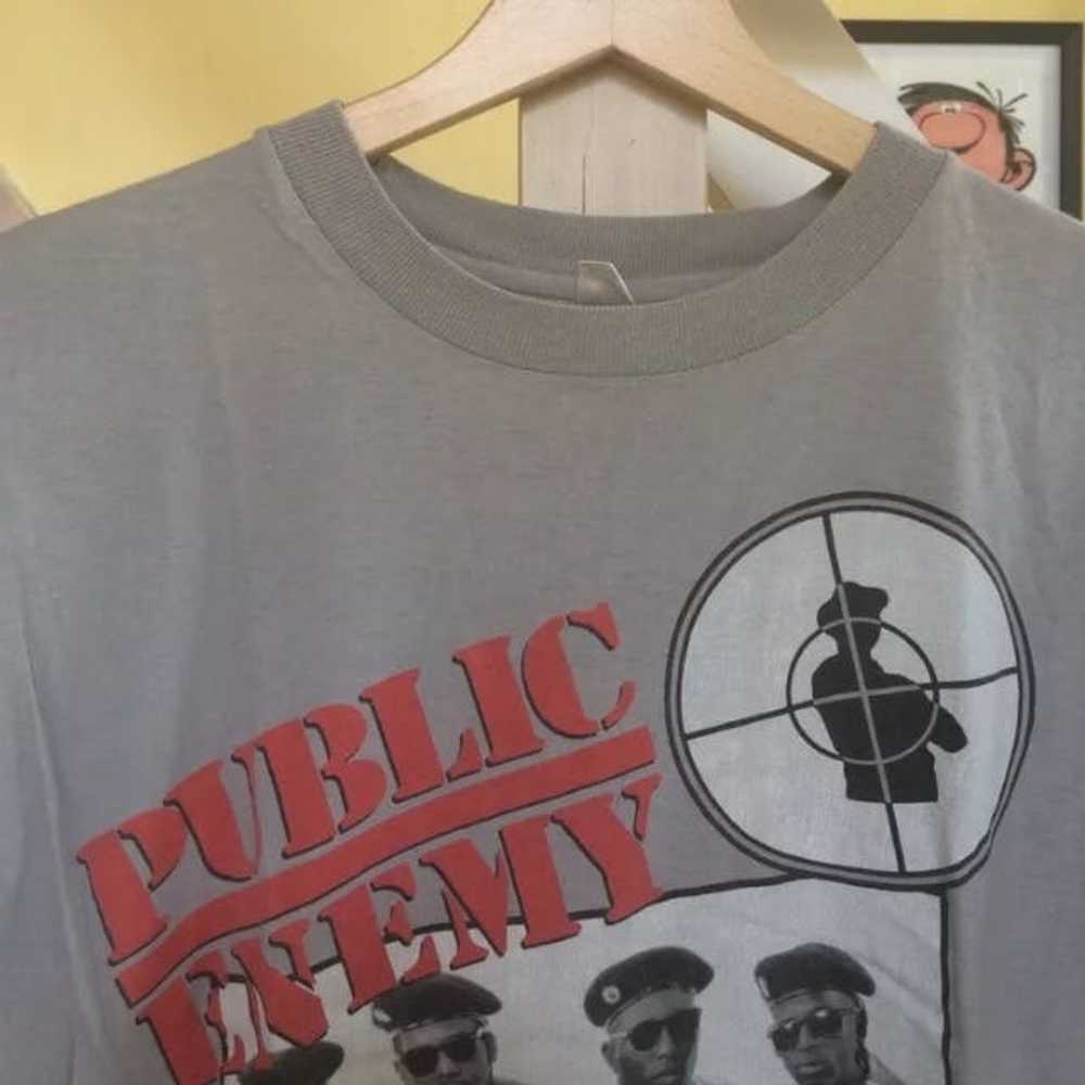 Public Enemy OG 80/90s Public Enemy tour t-shirt … - image 2