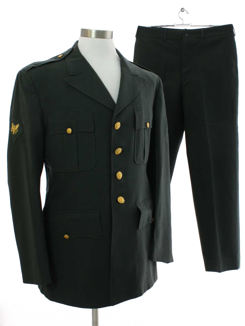 1960's Size Label 40 Long Mens Military Suit - image 1