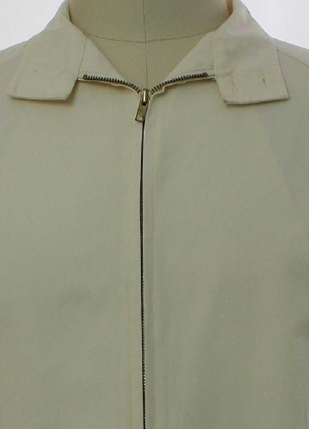 1980's Midwest Traders Mens Zip Front Cotton Blen… - image 2