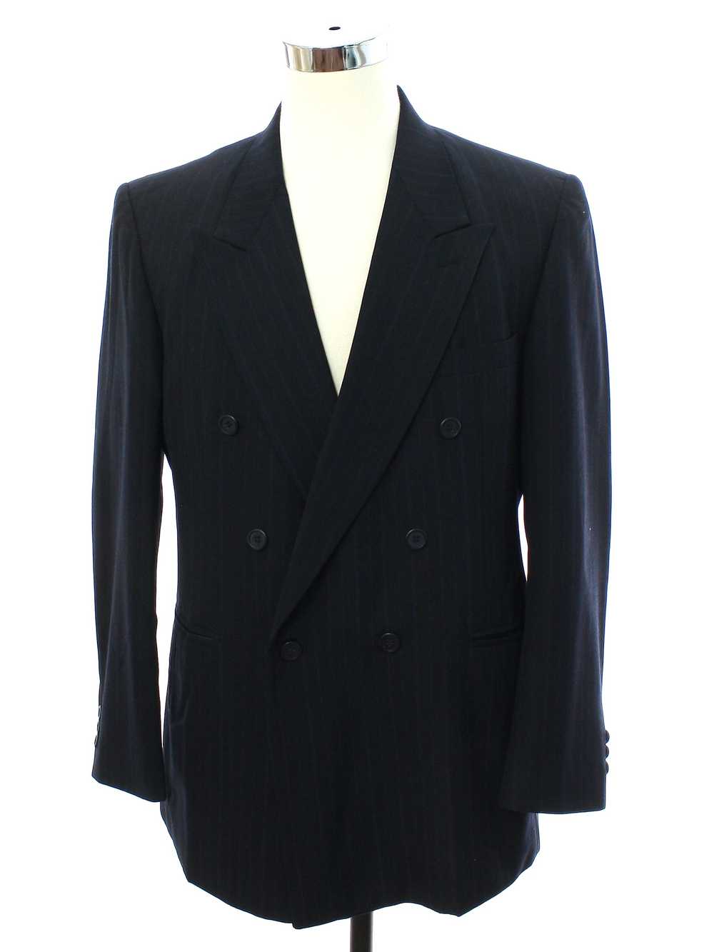 1980's Towncraft Mens Totally 80s Swing Style Bla… - image 1