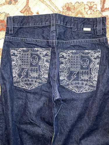 Avirex × Vintage VTG AVIREX Baggy Blue Denim Jeans