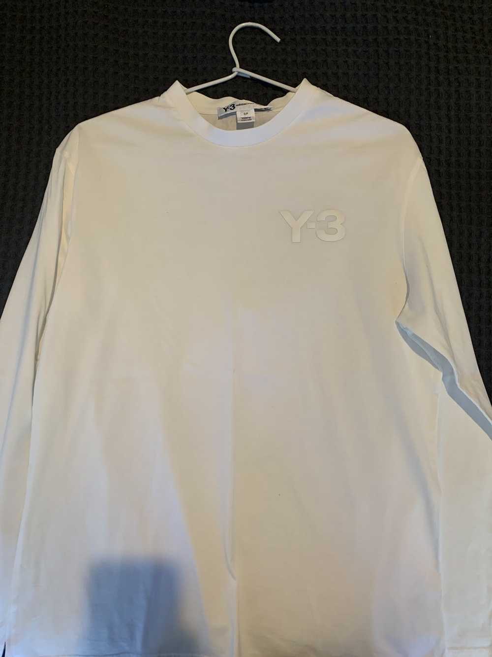 Adidas × Y-3 Y-3 Adidas long sleeve White tee - image 1