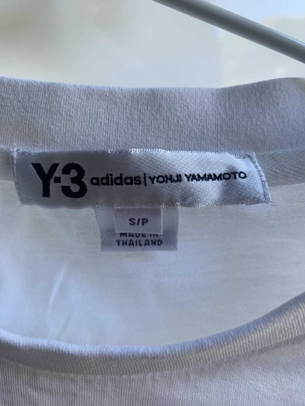 Adidas × Y-3 Y-3 Adidas long sleeve White tee - image 4