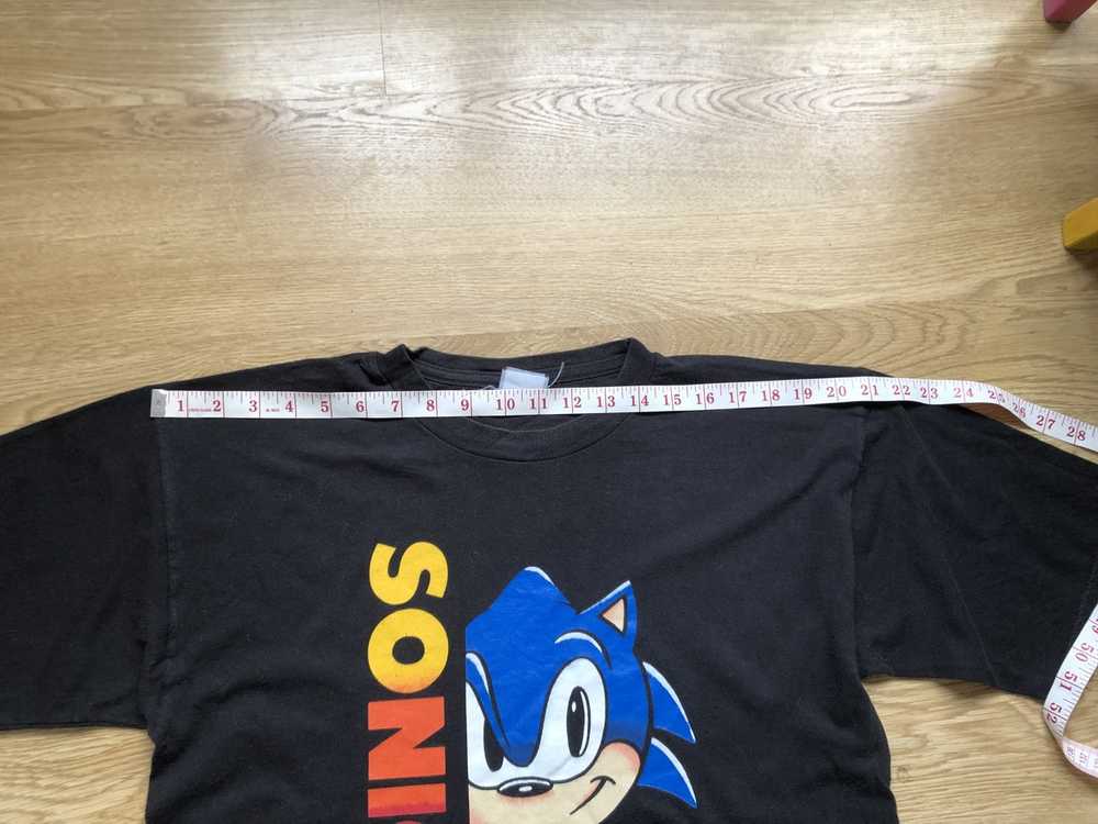 Movie × Vintage vintage Sonic sega t shirt 1991 - image 2