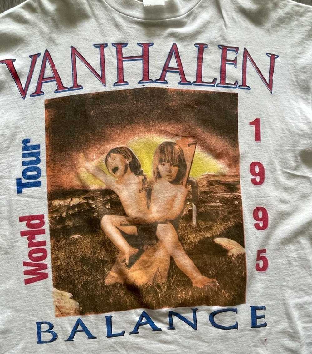 Vintage Vintage 1995 Van Halen Balance Tour Shirt… - image 3