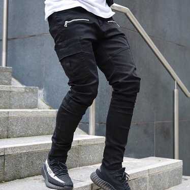 NVLTY NVLTY black skinny cargo pants