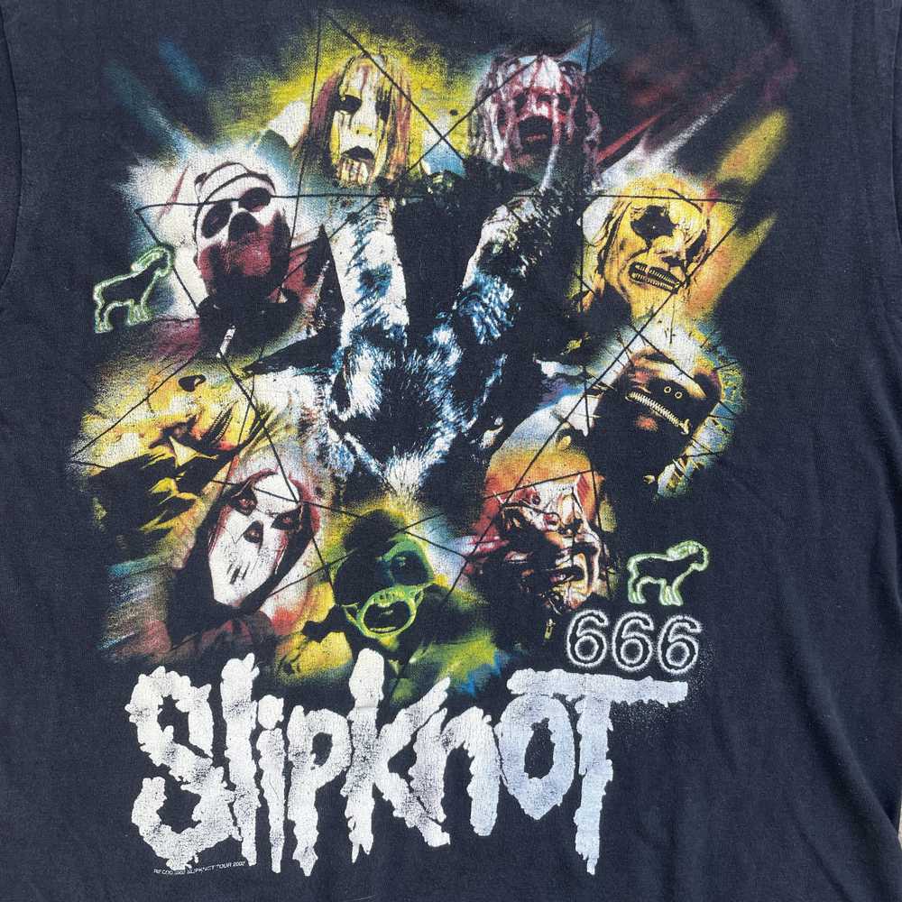 Vintage rare 2002 Slipknot T-shirt - image 3
