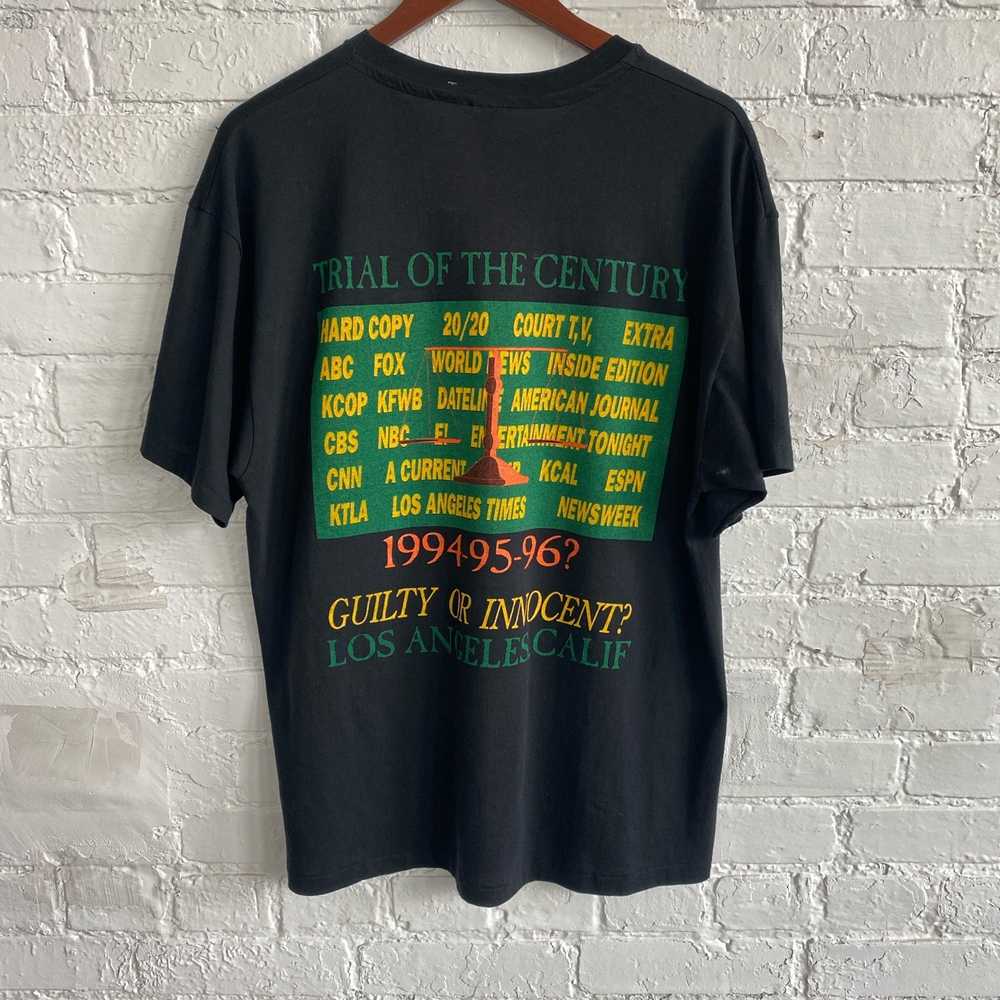 Vintage OJ Simpson trial t-shirt - image 2