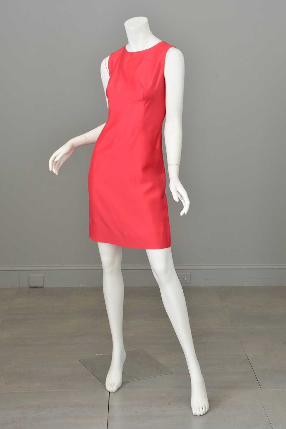 1960s Hot Pink Mini Shift Dress w Matching Coat |… - image 5