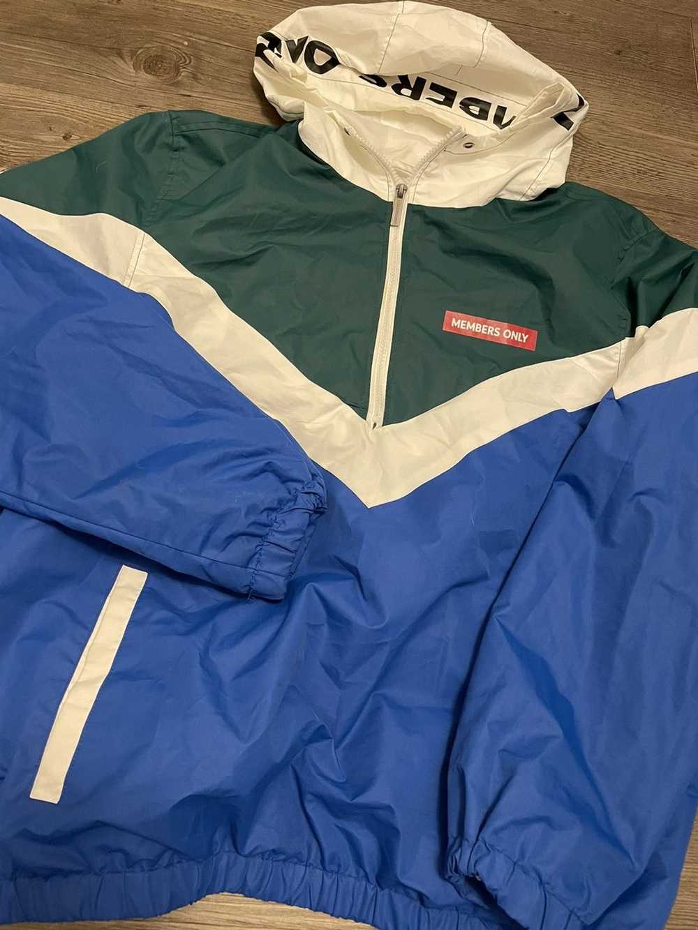 Members Only Retro MEMBERS ONLY Windbreaker 1/2 Z… - image 1