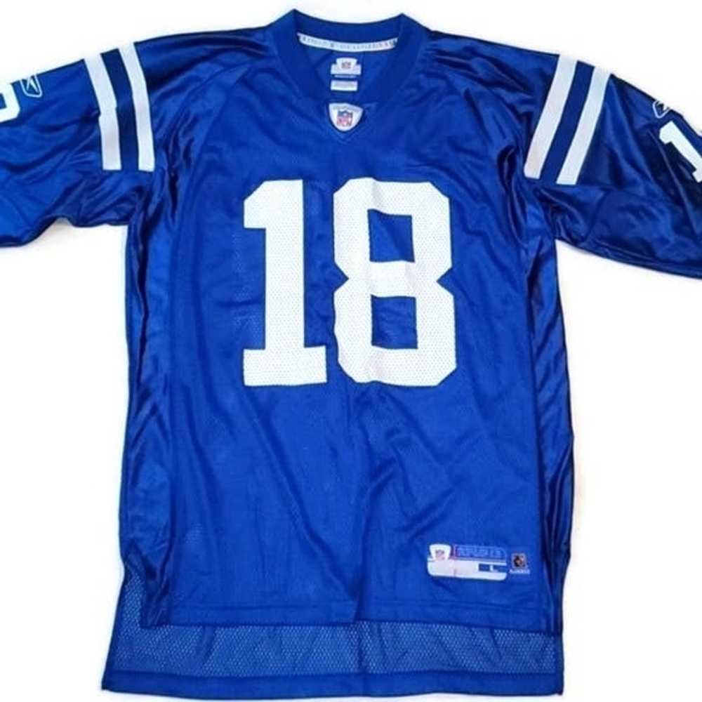 Reebok NFL NY New York Peyton Manning 10 #10 Jersey Size 54 Blue